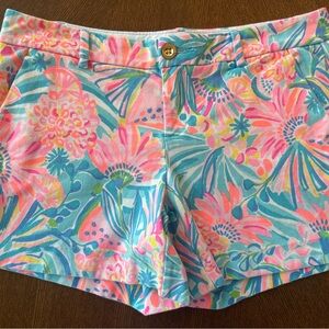 Lilly Pulitzer Tropical Punch Callahan Knit Shorts